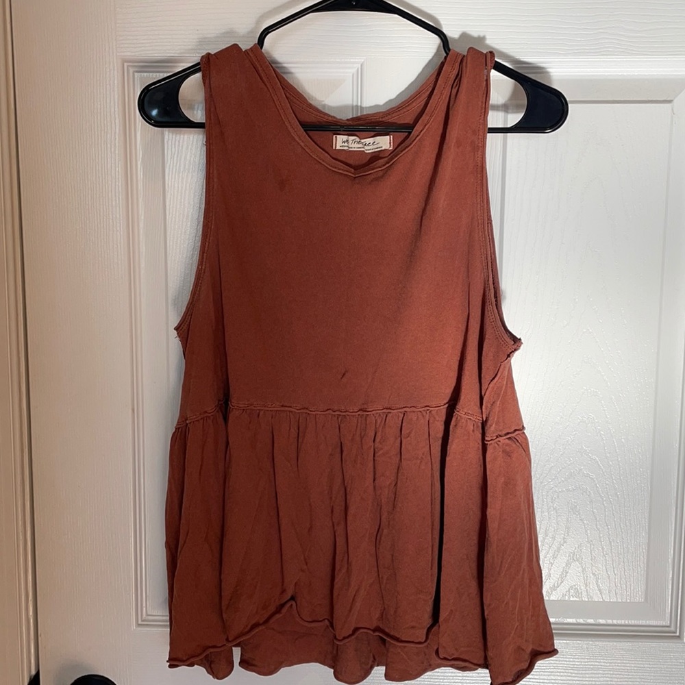 Free people peplum tank